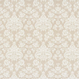 Simone Damask Stone by Schumacher Classic Surface Print Damask Wallpaper – Schumacher 5009612