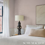 Moire Dove Wallcovering by Schumacher – LE MAX Collection – 55" Wide, 8ft/yd, Italy, 5009674