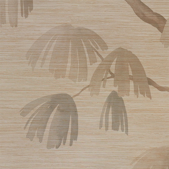 Weeping Pine II Barley by David Kaihoi Botanical Wallpaper – Schumacher 5009680