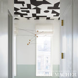 Binary Panel Set Black by Porter Teleo Modern Geometric Wallpaper Mural – Schumacher 5009690