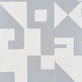 Binary Panel Set Silver by Porter Teleo Geometric Wall Mural – Schumacher 5009691