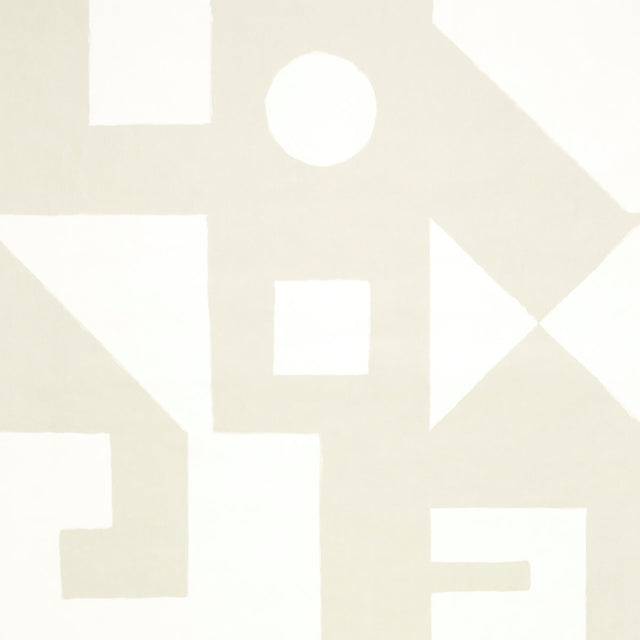 Binary Panel Set Natural by Porter Teleo Geometric Mural Wallcovering – Schumacher 5009693