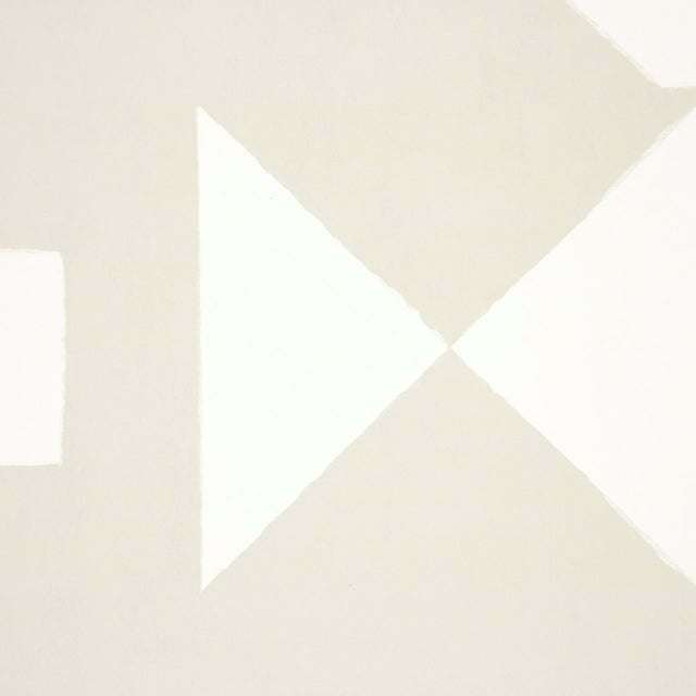 Binary Panel Set Natural by Porter Teleo Geometric Mural Wallcovering – Schumacher 5009693