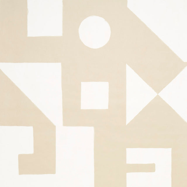 Binary Panel Set Camel by Porter Teleo Modern Geometric Wall Mural – Schumacher 5009694