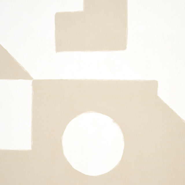 Binary Panel Set Camel by Porter Teleo Modern Geometric Wall Mural – Schumacher 5009694