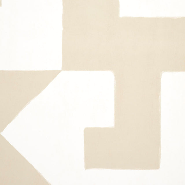 Binary Panel Set Camel by Porter Teleo Modern Geometric Wall Mural – Schumacher 5009694