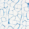 FILIGREE by Porter Teleo for Schumacher. Abstract painterly navy blue and white wallcovering with organic, modern pattern.