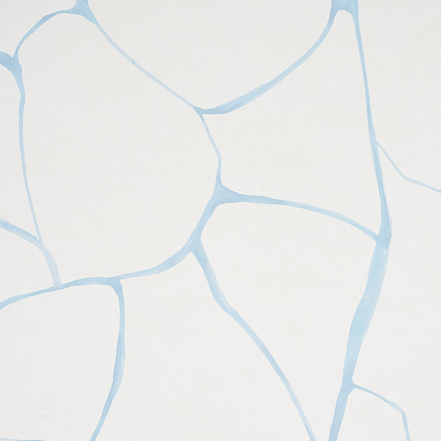 Filigree Sky by Porter Teleo Abstract Modern Wallpaper – Schumacher 5009703