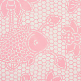 Lotus Batik Pink by Schumacher Painterly Fish and Floral Batik Wallcovering – Schumacher 5009752