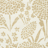 Chrysanthemum Sisal Gold Floral Grasscloth Wallpaper – Schumacher 5009782