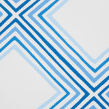 Square Dance Blue Geometric Wallpaper by Vera Neumann – Schumacher 5009831