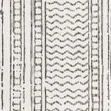 Mohave Carbon by Schumacher Artisanal Handblocked Stripe Wallpaper – Schumacher 5009840