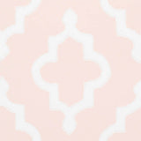 JAKE Quiet Pink by Veere Grenney Moroccan Fretwork Ogee Wallpaper – Schumacher 5009861