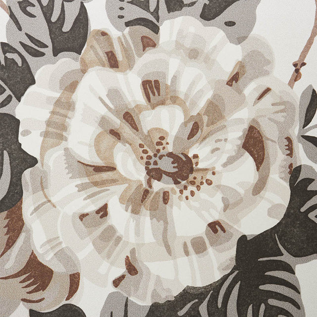 BETTY Charcoal Floral Wallpaper by Veere Grenney – Schumacher 5009871