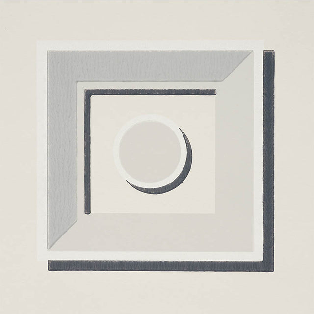 Marcel Stone Geometric Trompe L'Oeil Wallpaper – Schumacher 5009880