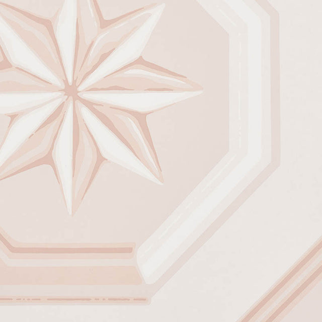 Augustus Blush by Schumacher Trompe L'Oeil Wallpaper – Schumacher 5009891