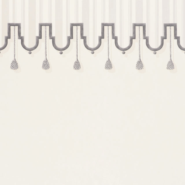 Villa Panel Dove by Schumacher Miles Redd Trompe L'Oeil Digital Wallcovering – Schumacher 5009910