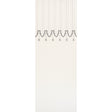 Villa Panel wallpaper in Dove by Schumacher, designed by Miles Redd, featuring a tented room effect with scalloped border and painterly tassels.