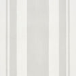 Villa Stripe Dove by Schumacher, a sophisticated multi-width stripe wallpaper in soft dove gray, designed by Miles Redd.