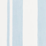 Villa Stripe Sky by Schumacher Miles Redd Trompe L'Oeil Blue Stripe Wallpaper – Schumacher 5009921