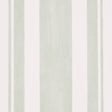 Villa Stripe wallpaper in Cypress by Schumacher, designed by Miles Redd. Multi-width green and white stripes, bold and chic.
