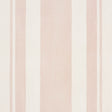 Villa Stripe Blush by Schumacher, a bold multi-width blush and white stripe wallpaper designed by Miles Redd.