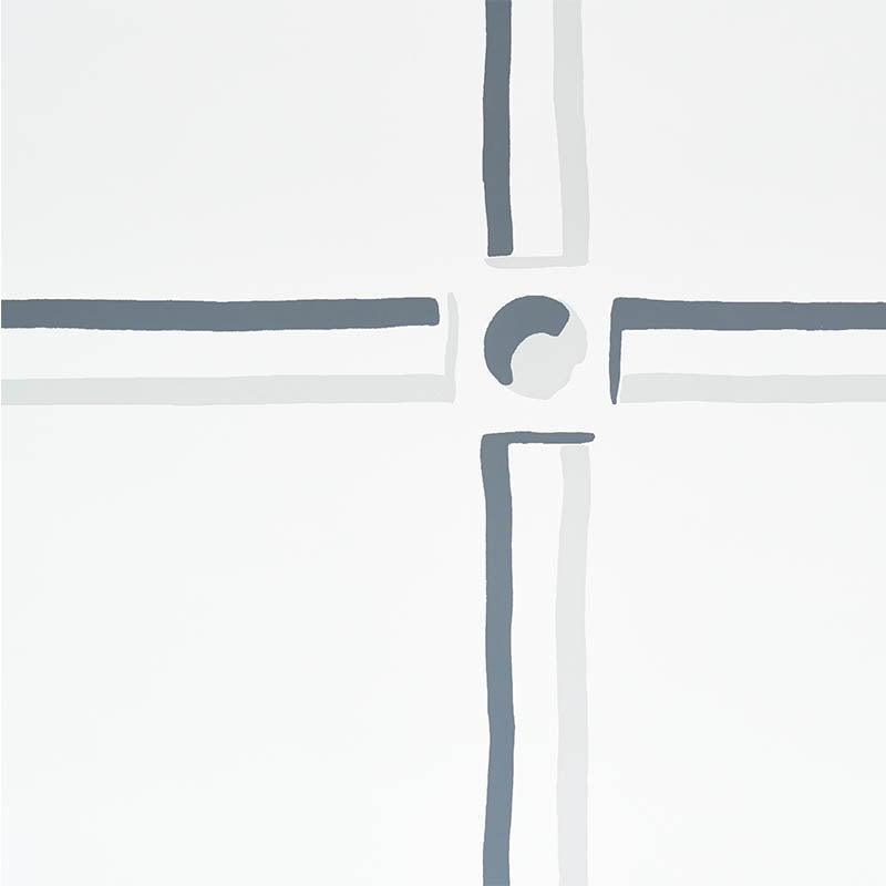 La Galerie Ivory by Schumacher Stylized Panel Wallpaper – Trompe L'Oeil Collection 5009940