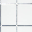 La Galerie wallpaper in ivory by Schumacher, featuring a stylized panel design with gestural black and white strokes.
