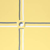 La Galerie Yellow by Schumacher Chic Panel Design Wallpaper – Trompe L'Oeil Collection 5009942
