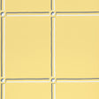 La Galerie yellow panel design wallpaper by Schumacher, featuring gestural black and white strokes in a chic, architectural style.