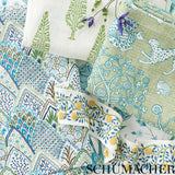 Khilana Floral Peacock by Schumacher Large-Scale Indian Floral Wallpaper – Palampore Collection 5009952