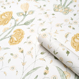 Khilana Floral Marigold by Schumacher Jacaranda Collection Large-Scale Floral Wallpaper – Schumacher 5009954