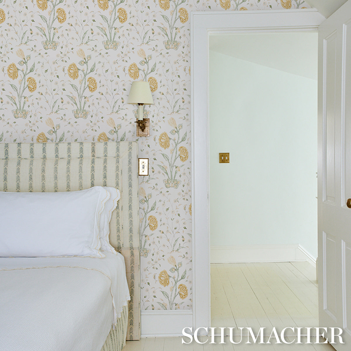 Khilana Floral Marigold by Schumacher Jacaranda Collection Large-Scale Floral Wallpaper – Schumacher 5009954