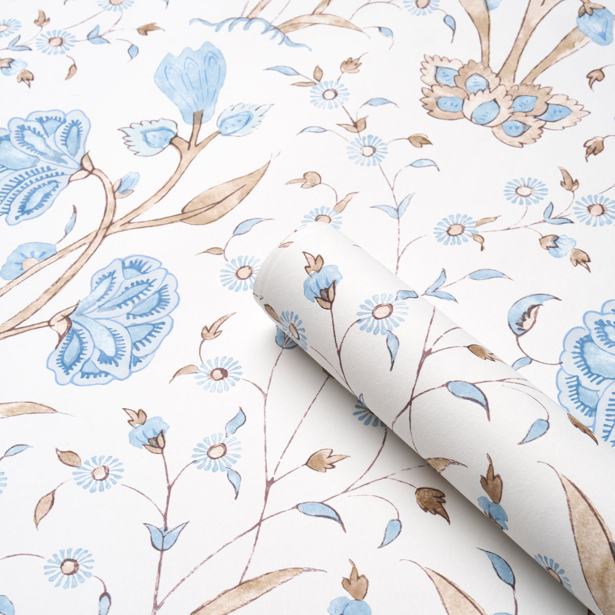 Khilana Floral Sky by Schumacher Jacaranda Collection Wallpaper – Schumacher 5009956