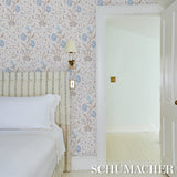 Khilana Floral Sky by Schumacher Jacaranda Collection Wallpaper – Schumacher 5009956