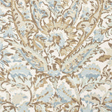 Shirala Paisley Aqua by Schumacher Palampore Collection Wallpaper – Schumacher 5009971
