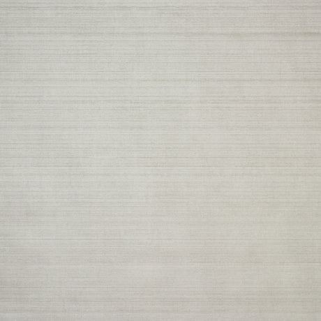 Danova Pewter high performance textured wallcovering by Schumacher, shown in a subtle pewter color with a horizontal striated texture.