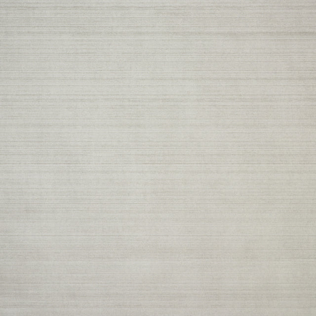 Danova Pewter high performance textured wallcovering by Schumacher, shown in a subtle pewter color with a horizontal striated texture.