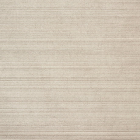 Danova Zinc high performance textured wallcovering by Schumacher, shown in a neutral zinc color with subtle horizontal texture.