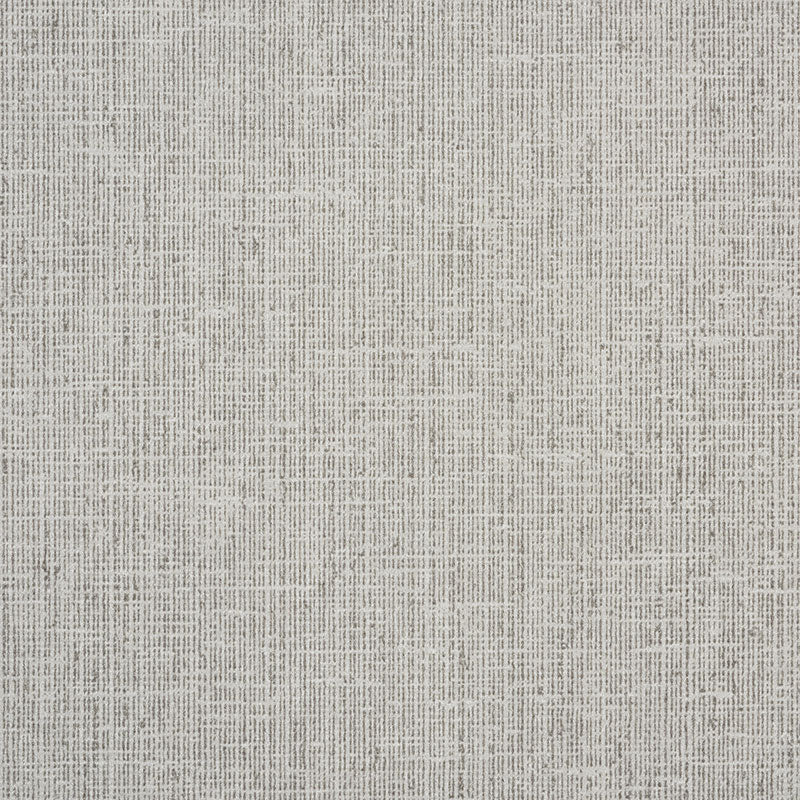 Lotte Dove high performance textured wallcovering by Schumacher, shown in a soft dove grey with a subtle woven texture.