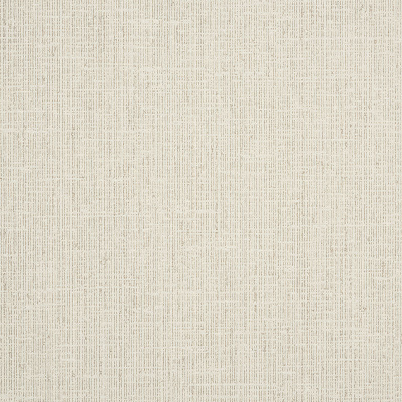 Lotte Limestone high performance textured wallcovering by Schumacher, shown in a neutral woven look.