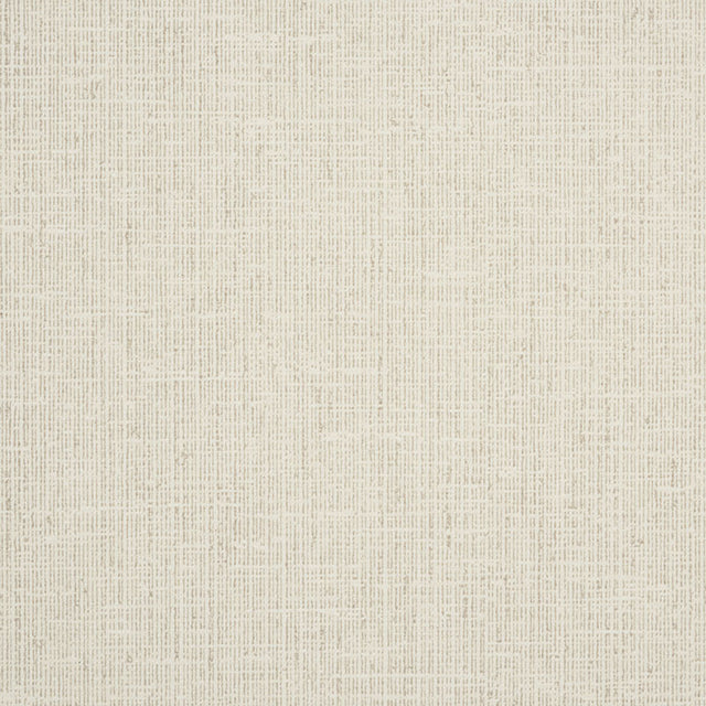 Lotte Limestone high performance textured wallcovering by Schumacher, shown in a neutral woven look.