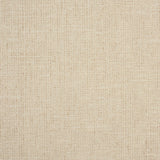 Lotte Linen high performance textured wallcovering by Schumacher in a neutral beige colorway, shown in close-up and swatch images.