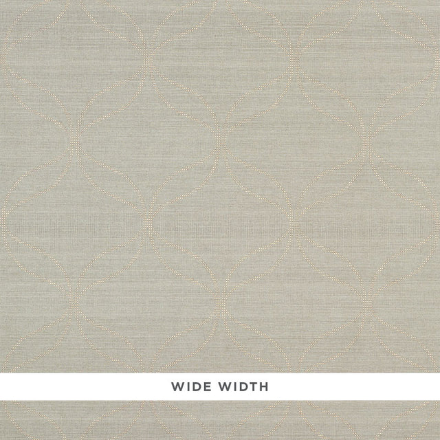 CASAVOLA Jasper high performance textured wallcovering by Schumacher, featuring a wide-width geometric pattern in a neutral colorway.