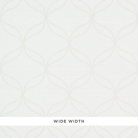 CASAVOLA Pearl High Performance Textured Wallcovering by Schumacher - geometric pattern, wide width, stain-repellent finish
