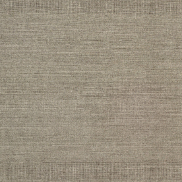 VALENTIN high performance textured wallcovering in Smoky Quartz by Schumacher. Subtle woven texture in neutral brown tones.