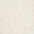 Solandra Vine wallpaper in Natural by Schumacher, a loose and leafy climbing botanical pattern in a neutral colorway.
