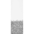 Greenery Galore Vinyl Panel - black pen and ink foliage wallcovering panel by Schumacher, shown in a modern bedroom setting.