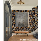 Les Gazelles au Bois Vinyl Wallpaper in Natural by Schumacher – 5010141