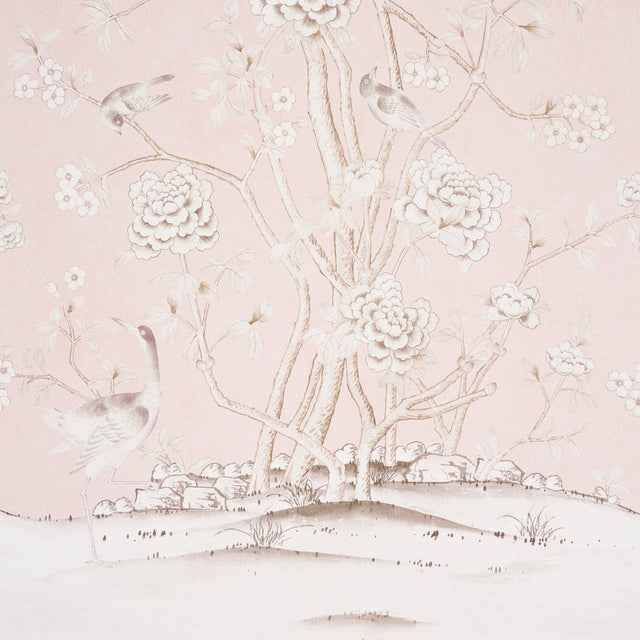 Chinois Palais Vinyl Panel Blush by Mary McDonald – Schumacher 5010160